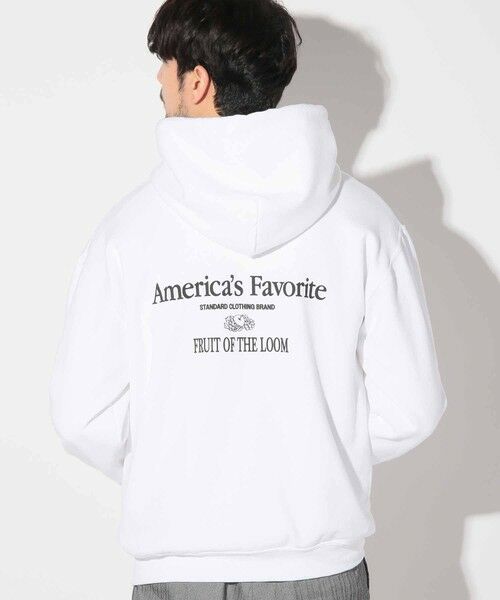 MEN'S BIGI / メンズビギ スウェット | FRUIT OF THE LOOM別注プリントパーカー | 詳細2