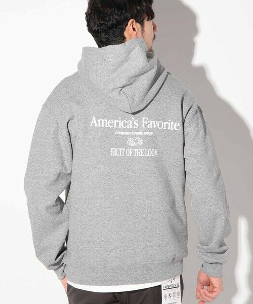 MEN'S BIGI / メンズビギ スウェット | FRUIT OF THE LOOM別注プリントパーカー | 詳細6