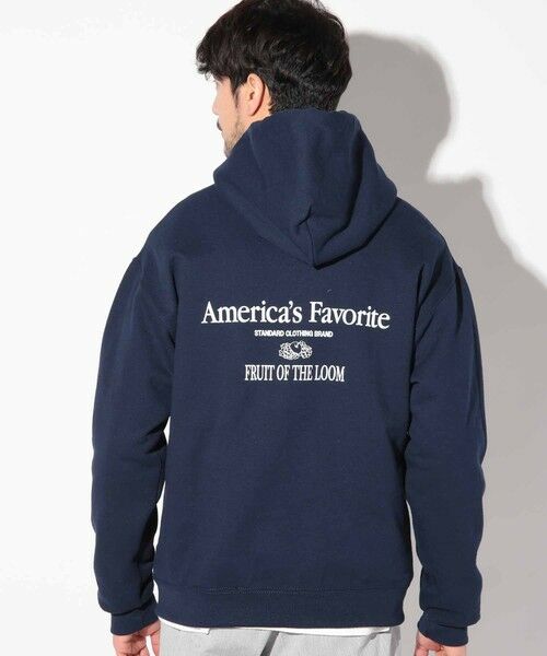 MEN'S BIGI / メンズビギ スウェット | FRUIT OF THE LOOM別注プリントパーカー | 詳細10