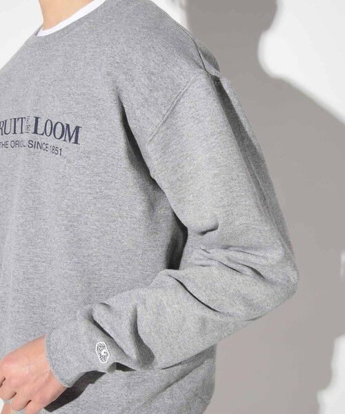 MEN'S BIGI / メンズビギ スウェット | FRUIT OF THE LOOM別注裏毛裏起毛クルーネックスウェット | 詳細8