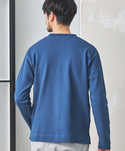 MEN'S BIGI / メンズビギ Tシャツ | シェブロン柄リンクスジャガードロンT | 詳細18