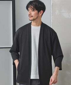 MEN'S BIGI / メンズビギ Tシャツ | カットカルゼWフェイス7分袖カーディガン