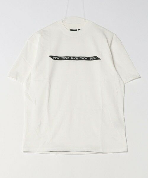 MEN'S BIGI / メンズビギ Tシャツ | TAION　BASIC STORAGE T-SH TAPE LOGO | 詳細1