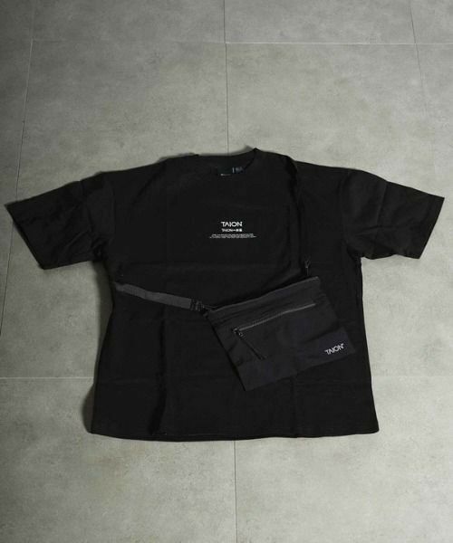 MEN'S BIGI / メンズビギ Tシャツ | 【TAION】BASIC STORAGE T-SH CONCEPT / ベーシック ロゴ ストレージ Ｔシャツ | 詳細11
