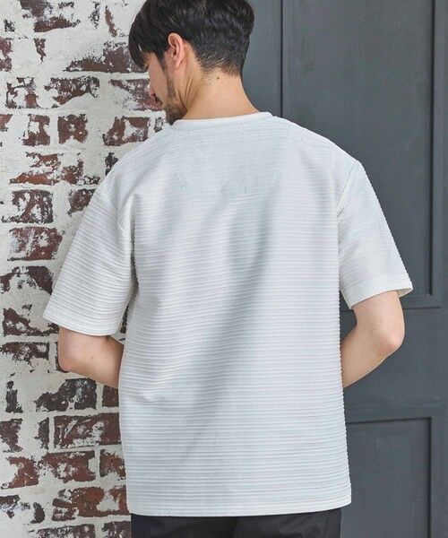 MEN'S BIGI / メンズビギ Tシャツ | タックジャガードVネックTシャツ | 詳細3