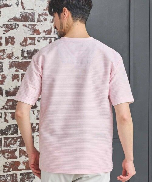 MEN'S BIGI / メンズビギ Tシャツ | タックジャガードVネックTシャツ | 詳細7