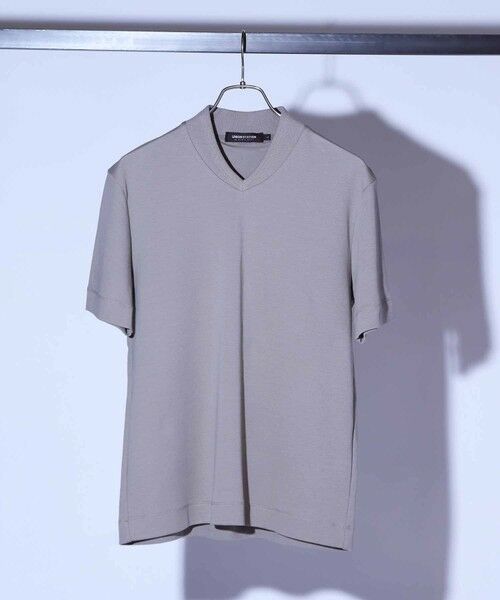 MEN'S BIGI / メンズビギ Tシャツ | シルケットスムースVネックテーラーTシャツ | 詳細9