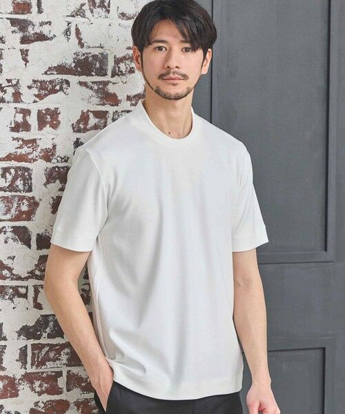 MEN'S BIGI / メンズビギ Tシャツ | シルケットスムースクルーネックテーラーTシャツ | 詳細7