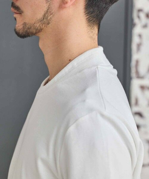 MEN'S BIGI / メンズビギ Tシャツ | シルケットスムースクルーネックテーラーTシャツ | 詳細5