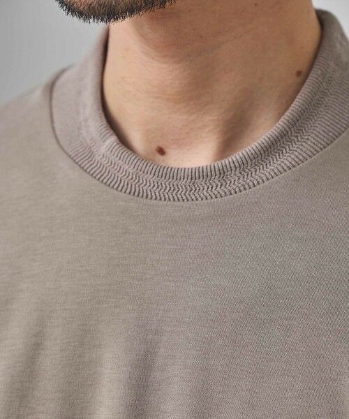 MEN'S BIGI / メンズビギ Tシャツ | シルケットスムースクルーネックテーラーTシャツ | 詳細12