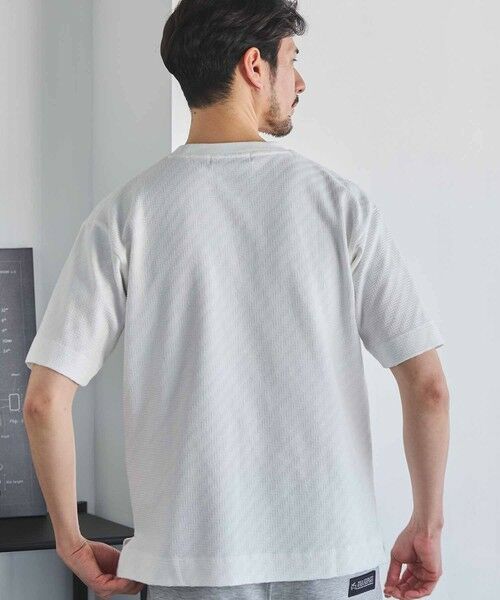 MEN'S BIGI / メンズビギ Tシャツ | シェブロン柄リンクスジャガードTシャツ | 詳細3