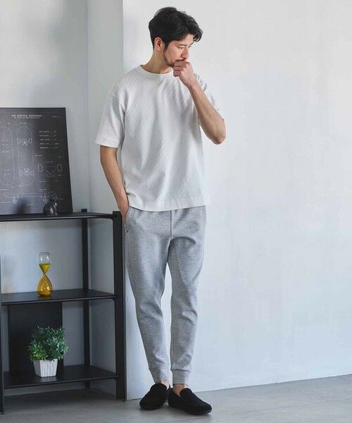 MEN'S BIGI / メンズビギ Tシャツ | シェブロン柄リンクスジャガードTシャツ | 詳細6