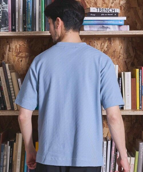 MEN'S BIGI / メンズビギ Tシャツ | シェブロン柄リンクスジャガードTシャツ | 詳細18