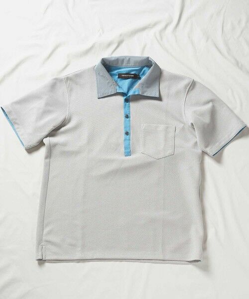 MEN'S BIGI / メンズビギ ポロシャツ | ハニカム裏メッシュイタリアンカラーポロシャツ | 詳細4