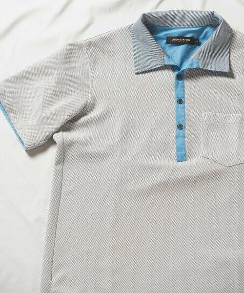 MEN'S BIGI / メンズビギ ポロシャツ | ハニカム裏メッシュイタリアンカラーポロシャツ | 詳細5