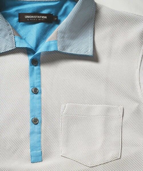 MEN'S BIGI / メンズビギ ポロシャツ | ハニカム裏メッシュイタリアンカラーポロシャツ | 詳細6
