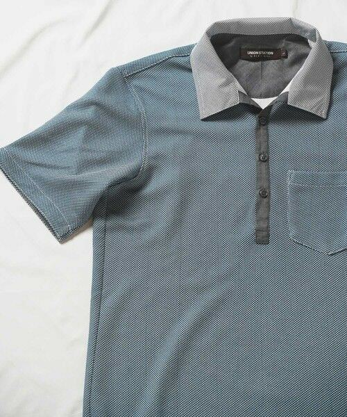 MEN'S BIGI / メンズビギ ポロシャツ | ハニカム裏メッシュイタリアンカラーポロシャツ | 詳細8