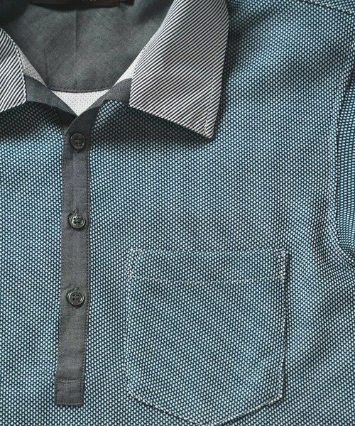MEN'S BIGI / メンズビギ ポロシャツ | ハニカム裏メッシュイタリアンカラーポロシャツ | 詳細9