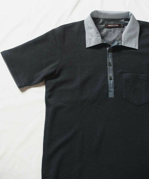 MEN'S BIGI / メンズビギ ポロシャツ | ハニカム裏メッシュイタリアンカラーポロシャツ | 詳細11