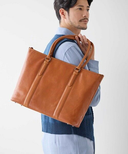 MEN'S BIGI / メンズビギ トートバッグ | 【SEEKER/シーカー×UNIONSTATION別注】本革トートバッグ | 詳細6
