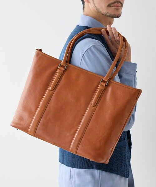 MEN'S BIGI / メンズビギ トートバッグ | 【SEEKER/シーカー×UNIONSTATION別注】本革トートバッグ | 詳細7