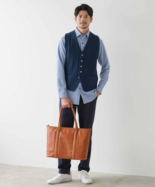 MEN'S BIGI / メンズビギ トートバッグ | 【SEEKER/シーカー×UNIONSTATION別注】本革トートバッグ | 詳細11