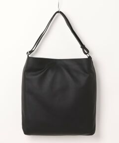 MEN'S BIGI / メンズビギ ショルダーバッグ | 【SEEKER/シーカー】【MATTEシリーズ】ソフトリアルレザー ビッグショルダー バッグ