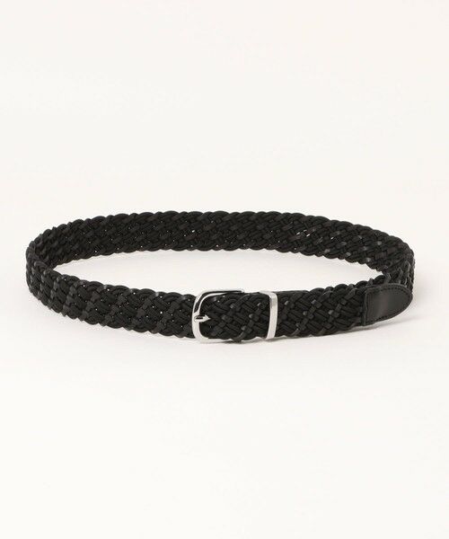 MEN'S BIGI / メンズビギ ベルト・サスペンダー | メッシュレザーベルト（ブラック）