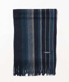 MEN'S BIGI / メンズビギ マフラー・ショール・スヌード・ストール | ストライプラッセルマフラー