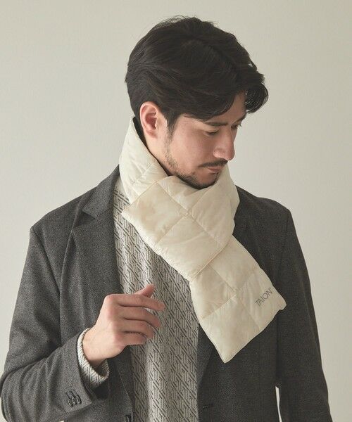 MEN'S BIGI / メンズビギ マフラー・ショール・スヌード・ストール | TAION BASIC DOWN SCARF | 詳細1