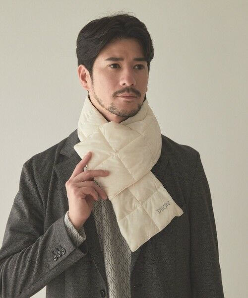MEN'S BIGI / メンズビギ マフラー・ショール・スヌード・ストール | TAION BASIC DOWN SCARF | 詳細2