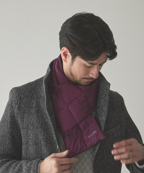 MEN'S BIGI / メンズビギ マフラー・ショール・スヌード・ストール | TAION BASIC DOWN SCARF | 詳細8