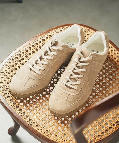 MEN'S BIGI / メンズビギ スニーカー | 【UNION STATION】REPRODUCT MILITALY GERMAN TRAINER ジャーマントレーナー（ベージュ）