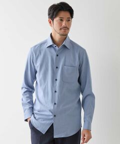 MEN'S BIGI / メンズビギ シャツ・ブラウス | シャークスキンホリゾンタルカラーシャツ