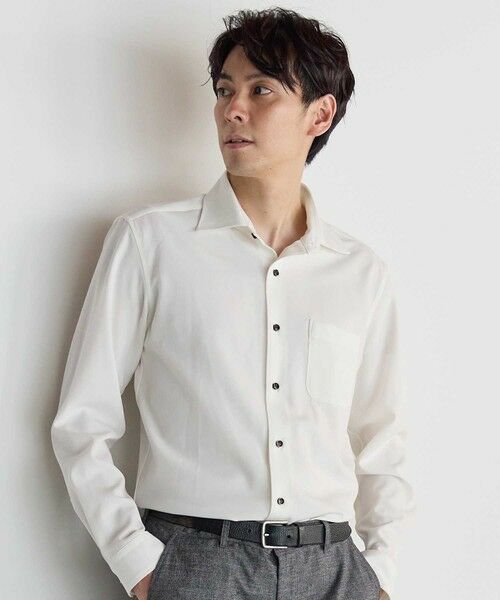 MEN'S BIGI / メンズビギ シャツ・ブラウス | シャークスキンホリゾンタルカラーシャツ | 詳細2