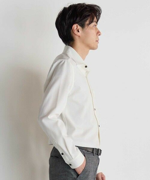 MEN'S BIGI / メンズビギ シャツ・ブラウス | シャークスキンホリゾンタルカラーシャツ | 詳細3
