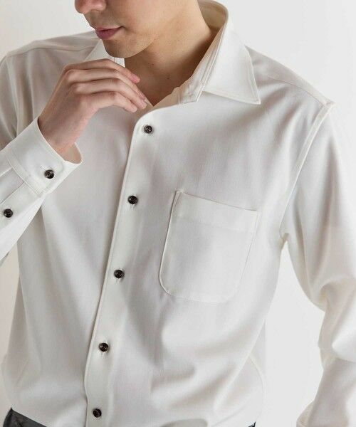 MEN'S BIGI / メンズビギ シャツ・ブラウス | シャークスキンホリゾンタルカラーシャツ | 詳細5