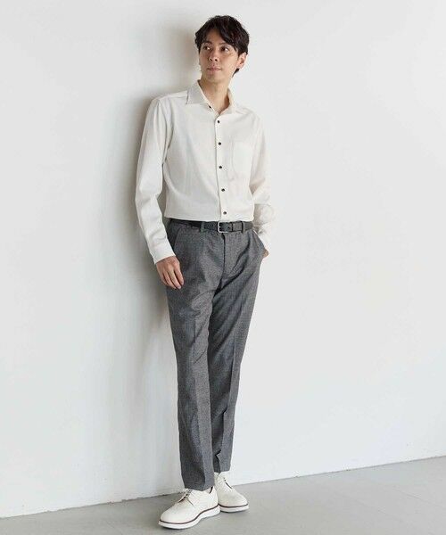 MEN'S BIGI / メンズビギ シャツ・ブラウス | シャークスキンホリゾンタルカラーシャツ | 詳細6