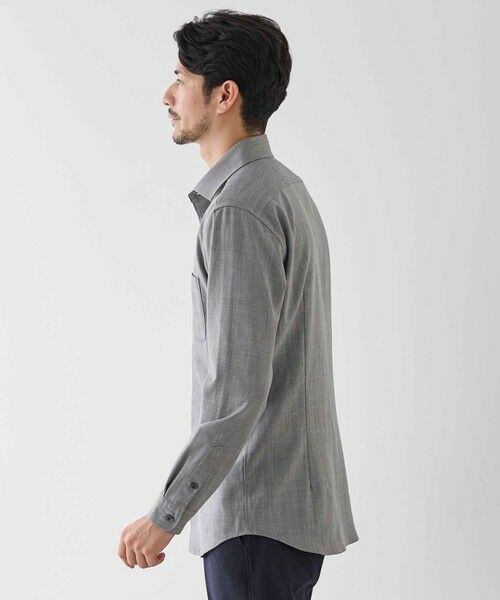 MEN'S BIGI / メンズビギ シャツ・ブラウス | シャークスキンホリゾンタルカラーシャツ | 詳細8