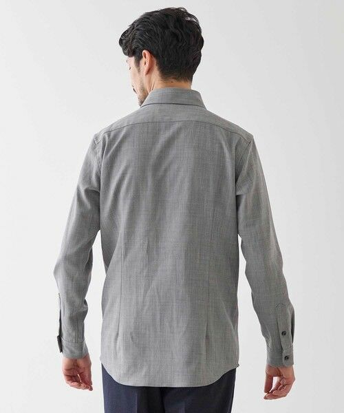 MEN'S BIGI / メンズビギ シャツ・ブラウス | シャークスキンホリゾンタルカラーシャツ | 詳細9
