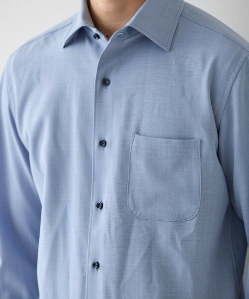 MEN'S BIGI / メンズビギ シャツ・ブラウス | シャークスキンホリゾンタルカラーシャツ | 詳細16