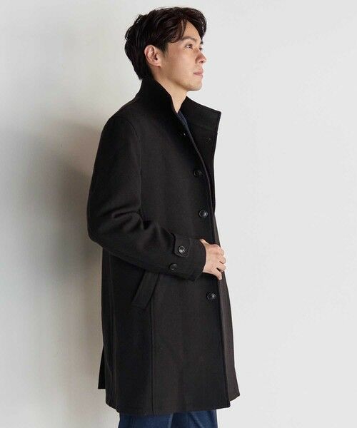 MEN'S BIGI / メンズビギ その他アウター | ヘリンボンスタンドカラーコート | 詳細7