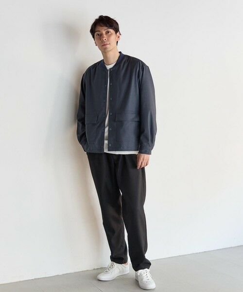 MEN'S BIGI / メンズビギ ブルゾン | 【セットアップ着用可能】ポリエステルギャバジンシャツブルゾン | 詳細10