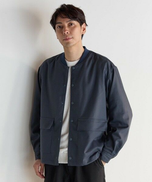 MEN'S BIGI / メンズビギ ブルゾン | 【セットアップ着用可能】ポリエステルギャバジンシャツブルゾン | 詳細6