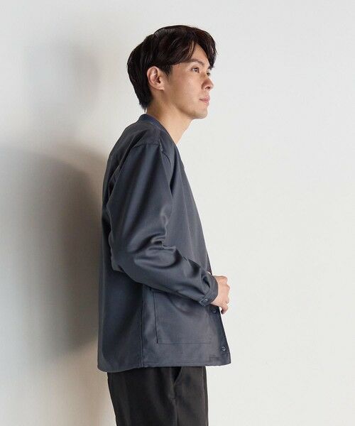 MEN'S BIGI / メンズビギ ブルゾン | 【セットアップ着用可能】ポリエステルギャバジンシャツブルゾン | 詳細7
