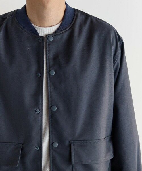 MEN'S BIGI / メンズビギ ブルゾン | 【セットアップ着用可能】ポリエステルギャバジンシャツブルゾン | 詳細9
