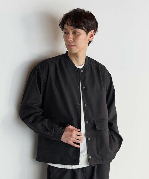 MEN'S BIGI / メンズビギ ブルゾン | 【セットアップ着用可能】ポリエステルギャバジンシャツブルゾン | 詳細11