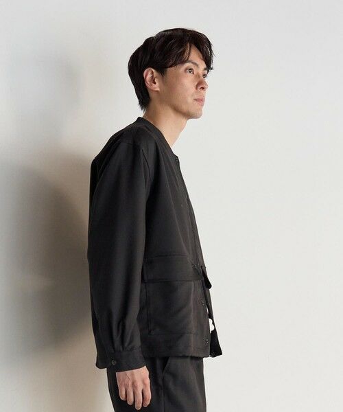 MEN'S BIGI / メンズビギ ブルゾン | 【セットアップ着用可能】ポリエステルギャバジンシャツブルゾン | 詳細13