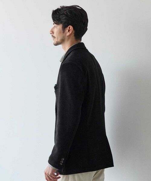 MEN'S BIGI / メンズビギ テーラードジャケット | バスケットジャガードテーラードジャケット | 詳細3