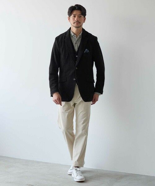 MEN'S BIGI / メンズビギ テーラードジャケット | バスケットジャガードテーラードジャケット | 詳細6